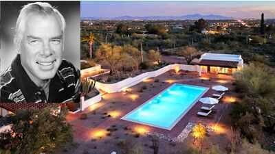 In 2021, Lee Marvin’s former 1936 Tucson estate sold for $1.825 million; after a meticulous restoration, the 7,261-square-foot home on 4.19 acres returned to the market with a $5.75 million asking price