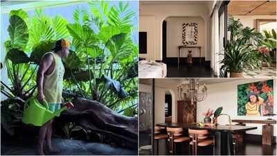 Look INSIDE Soubin Shahir’s Kochi apartment; actor’s 6,300-square-foot home features lush greenery; childhood memories inspired his love for plants | Malayalam Movie News