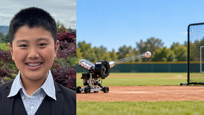 Meet Andrew Sun-Zhuang, the Washington baseball player who built a 0 AI pitching machine with 94% strike accuracy and reached a national STEM final |