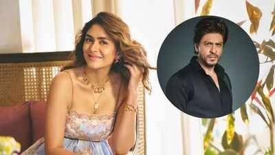 ‘I’m madly in love with Shah Rukh sir’: Mrunal Thakur says Shah Rukh Khan has set the bar too high for romance |