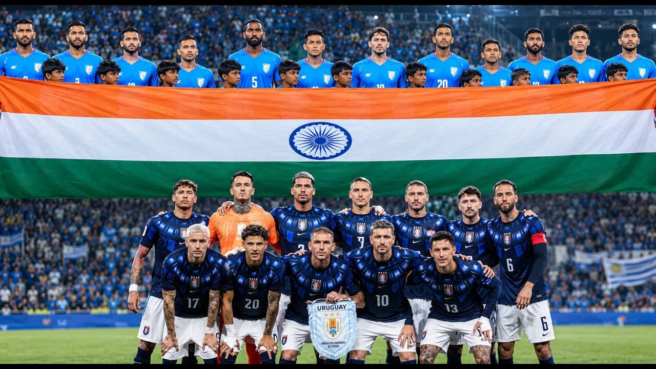 India vs Uruguay Live Score: Blue Tigers face two-time world champions in daunting test against Darwin Núñez and Co.