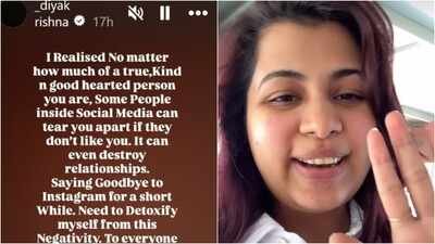 Diya Krishna: ‘Need to detoxify myself from this negativity’: Diya Krishna takes Instagram break after Fort Kochi row; explains ‘Sad reality’ comment | Malayalam Movie News