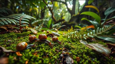 This tiny snail was declared extinct but found alive on Norfolk Island in 2020; just 46 founders launched a breeding programme that has now returned more than 1,300 to the wild |