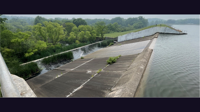 Ohio lowered Guilford Lake by 20 feet for a $14 million dam rehabilitation project; the reservoir is expected to refill in 2027 | World News