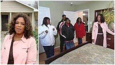 In 2005, Oprah Winfrey committed  million to help build Houston’s Angel Lane for hurricane evacuees; 65 furnished homes followed, and eight years after families moved in, a long-promised community center finally opened