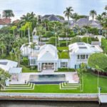 In 2014, a Palm Beach couple paid  million for a dated 1955 waterfront house, rebuilt it through an extensive renovation, then sold the Everglades Island estate 11 years later for .4 million