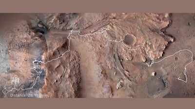 NASA’s Perseverance rover has driven farther than any vehicle on another world; after five and a half years on Mars, it has covered 28.10 miles, beating Opportunity’s 15-year record
