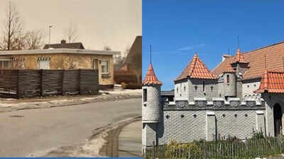 In 2005, a Danish man moved into an ordinary suburban house and started building a garden wall the following year; two decades later it has castle towers, a four-metre moat and hundreds of visitors