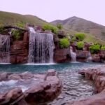 A Utah couple wanted a place to scuba without travelling, so they built a  million, 360,000-gallon backyard pool with a 90-foot mountain, five waterfalls, a 300-foot lazy river and a 26-foot-deep diving tunnel