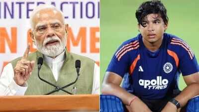 PM Modi praises teenage Asiad medallists, Vaibhav Sooryavanshi’s reaction says it all | Cricket News