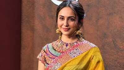 Rakul Preet Singh embraces dopamine festive fashion in a maximalist pink, purple and mustard saree worth Rs 1.99 lakh, just in time for Diwali and ahead of ‘Ramayana’ Part 1 release – Exclusive | Hindi Movie News