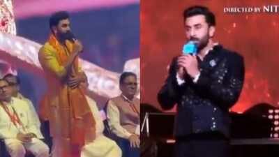 Ramayana: Ranbir Kapoor apologises after being brutally trolled for saying ‘Aakhir mein ant sacchai aur achchai ki hi hogi’ at ‘Ramayana’ event: ‘It was a slip of tongue’ – WATCH VIDEO | Hindi Movie News