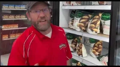 Red Baron Pizza makes viral dad Walt Z employee of the month after he stands up to influencer who was making a prank video; fundraiser nears $500k