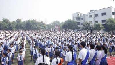 Rohtak school organises a grand mass singing ceremony to mark 150 Years of ‘Vande Mataram’