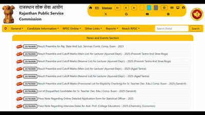 Rpsc 2Nd Grade Sanskrit Result: RPSC 2nd Grade Sanskrit Result 2026 released; 1,426 candidates shortlisted for eligibility verification: Check complete details here