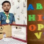 7-year-old Tripura boy writes alphabets of 30 languages in 93 minutes and enters India Book of Records