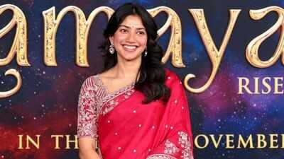 Sai Pallavi brings timeless elegance to ‘Ramayana’s Los Angeles premiere in a Rs 1.59 lakh hot pink organza saree ahead of November 5 release – Exclusive | Hindi Movie News