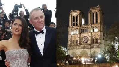 Salma Hayek’s billionaire husband backed Notre-Dame with a €100 million pledge after the 2019 fire; restoration efforts brought the 860 year old historic Paris landmark back in 2024 | World News