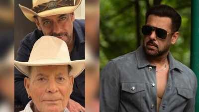 Salman Khan shares RARE pics with father Salim Khan, says ‘Baap baap hota hai, he is the real monster’ | Hindi Movie News