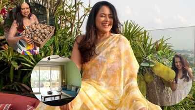 Sameera Reddy’s Goa home: Inside her three-storey bungalow surrounded by lush gardens featuring coconut, mango and areca trees, cosy interiors, a terrace she calls her favourite | Hindi Movie News