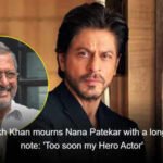 ‘Too soon my Hero Actor’: Shah Rukh Khan emotional tribute to Nana Patekar, recalls his advice, ‘Hero banne ke chakkar mein actor mat khona’ | Hindi Movie News