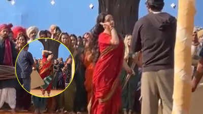 Shraddha Kapoor’s red saree look from the ‘Eetha’ sets goes viral, fans ask makers to release the song: ‘Transformation is visible’ |