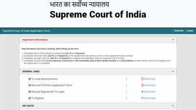 Supreme Court SPA recruitment 2026: Apply for 65 posts, check eligibility and salary