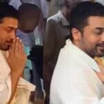 Suriya visits Tiruchendur temple ahead of ‘Scene’ release, interacts with fans during early morning darshan | Tamil Movie News