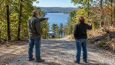 An Arkansas couple said their land was reachable only by boat across Beaver Lake or through a neighbour’s property; they paid $8,000 for an 18-foot easement, but an appeals court upheld a route along the boundary