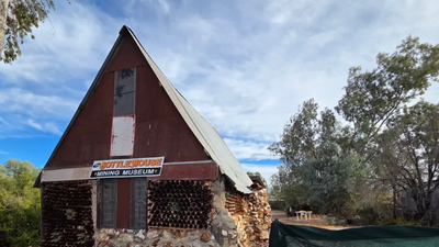 In 1967, an Australian man built a house from thousands of discarded glass bottles; nearly 60 years later, the unusual Lightning Ridge building survives as a mining museum and tourist attraction