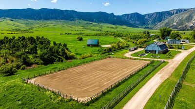 Founded in 1889 by an English earl’s son, this Wyoming ranch stayed in the family for four generations; the 1,542-acre property, also visited by Queen Elizabeth II, hits the market for $24.5 million
