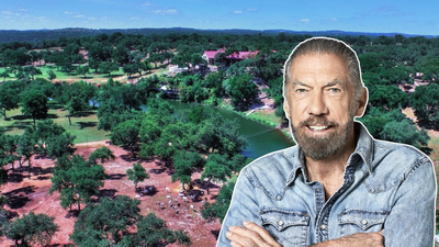 Patrón co-founder John Paul DeJoria turned a 96-acre Texas ranch into a home for more than 120 exotic animals; when it sold for .93 million, the buyer inherited the herd and a 2,700-square-foot underground shelter