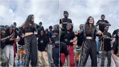 ‘These kids stole my heart’: Bhagyashri Borse dances with triplets Ghetto kids for ‘Operation Ganga’ – VIDEO | Malayalam Movie News