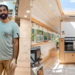 This Canadian couple bought a retired school bus for ,200; after a year and ,000 in renovations, it became a full-sized home with a king bedroom, kitchen, bathroom and solar power | World News