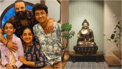 Jayasurya House: ‘Titans’ actor Jayasurya’s home: Inside his 2,200-square-foot Kadavanthara house; Buddha-inspired interiors create peaceful retreat | Malayalam Movie News