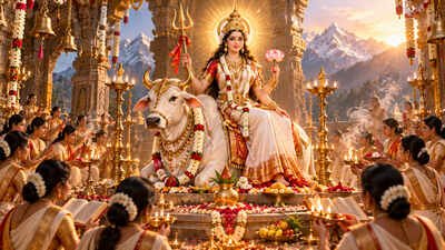 Shailputri Puja on Sharad Navratri 2026 Day 1: Mantras, orange or white, and the ghee remedy