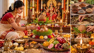Sharad Navratri 2026 Day 1: Kalash sthapana muhurat, akhand deepak and a fast kept clean