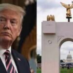 Trump’s 250-foot Washington triumphal arch could begin construction Nov. 5; three veterans and an architectural historian have asked a federal judge to stop work without congressional approval