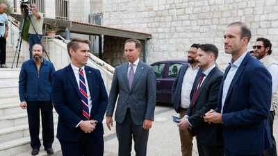 US officials visit Palestinian Christian town after settler attacks on foreign diplomats