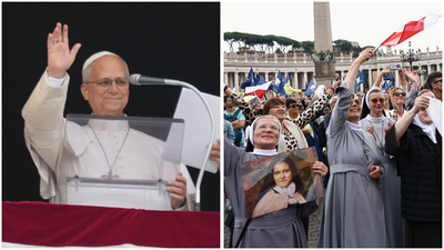 Pope Leo Xiv: ‘With help of God & your prayers’: Pope Leo XIV makes first public appearance after lung cancer surgery