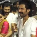 Vijay Deverakonda protects wife Rashmika Mandanna from crowd during Tirumala visit, ‘Pushpa’ star STOPS to greet fans despite security concerns | Telugu Movie News