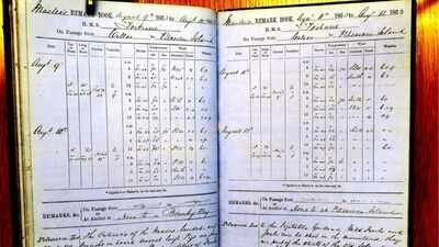 Volunteers recovered 255,000 weather records from 19th-century British naval logs; the data could extend climate records back more than 160 years |
