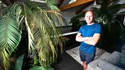 UK dad spent £80,000 building an 80-square-metre tropical garden hideout with an 8,000-litre fish tank, 14 koi fish and 15 geckos | World News