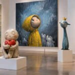 Meet Joe Whale, the artist who became famous for doodling on a restaurant wall at 9 and now, at 16, explores 10 human emotions through paintings and sculptures in London | World News
