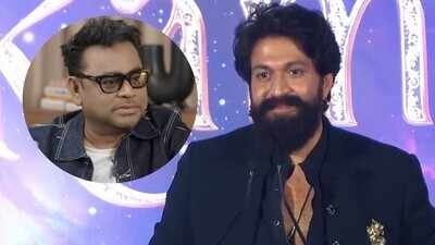 Yash shares his excitement working with AR Rahman in ‘Ramayana,’ says, ‘Used to dance to AR Rahman’s songs when we were young’ | Tamil Movie News